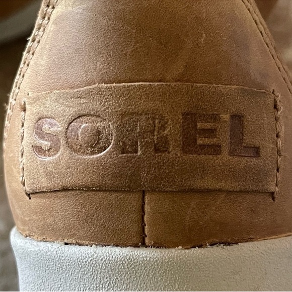 Sorel Explorer Joan Winter Boot Suede, Faux Fur, Fleece Lined Tan Size 9 - Picture 10 of 12